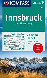 Kompass - Carte de randonnées - n°290 - Innsbruck et ses environs