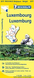 Michelin - Carte "Province" Belgique - n°377 - Luxembourg