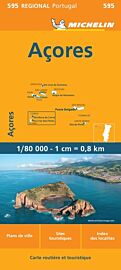 Michelin - Carte n°595 - Carte des Açores