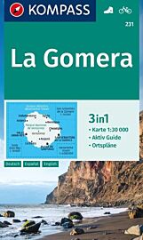Kompass - Carte de randonnée - n°231 - La Gomera