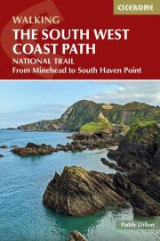 The South West Coast Path National Trail (SWCP) measures a staggering 630 miles (1015km) from Minehead on the Somerset coast right round Devon and Cornwall to Poole in Dorset. The guidebook divides the route into 45 stages of between 12.5 to 37.5km, begin