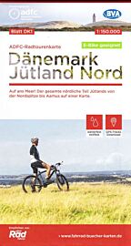 BVA & ADFC Verlag - Carte indéchirable Vélo - DK1 - Danemark Jütland Nord