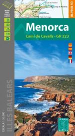Editions Alpina - Carte de randonnées - Minorque - Cami de Cavalls - GR223