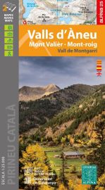 Editions Alpina - Carte de randonnées - Valls d'Aneu - Vall de Montgarri - Mont Valier - Mont Roig