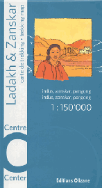 Editions Olizane - Carte Ladakh Zanskar (Centre)