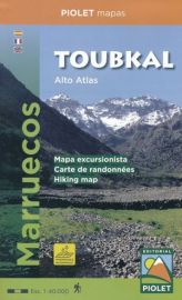 Editorial Piolet - Carte de randonnées - Toubkal - Haut-Atlas