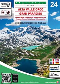 Fraternali Editore - Carte de randonnées - N°14 - Valle Orco, Gran Paradiso 
