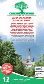 Fraternali Editore - Carte de randonnées - N°12 - Bassa Val Varaita, Bassa Val Maira