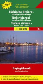 Freytag & Berndt - Carte de la Riviera Turque - Antalya - Side - Alanya