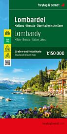 Freytag & Berndt - Carte de Lombardie (Milan, Brescia, Lacs italiens)
