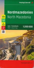 Freytag & Berndt - Carte de Macédoine du nord