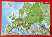 Georelief - Carte Postale en relief - L'Europe