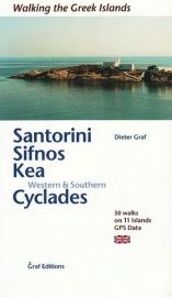 Graf Editions - Guide de randonnées (en anglais) - Santorin - Sifnos - Kéa - Cyclades de l'ouest et du sud