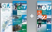 G.T.J éditions - Carte et guide de randonnée - Coffret G.T.J raquette et ski de rando + carte des pistes ski et raquette des montagnes du Jura