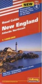 Hallwag - Carte régionale USA n°4 - New England