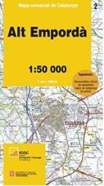 I.C.G.C (Institut Cartographique Catalan) - Carte de randonnée n°2 - Alt emporda 