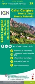 I.G.N - Carte - Collection TOP 75 - N°29 - Calvi - Cargèse - Monte Cinto - Monte Rotondo