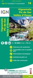 I.G.N - Collection Carte Top 75 - Vignemale - Pic de Ger - Vallée d'Ossau