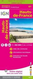 IGN - Carte régionale n°R01 - Hauts de France