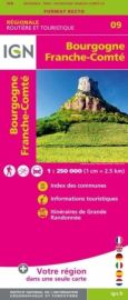 IGN - Carte régionale n°R09 - Bourgogne - Franche-Comté
