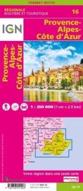 IGN - Carte régionale n°R16 - Provence - Alpes - Côte d'azur
