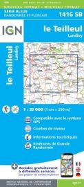 I.G.N. Carte au 1-25.000ème - Série bleue - 1416SB - le Teilleul - Landivy