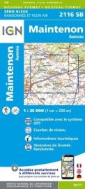 I.G.N Carte au 1-25.000ème - Série bleue - 2116SB - Maintenon - Auneau