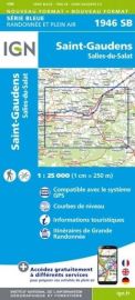 I.G.N - Carte au 1-25.000ème - Série bleue - 1946SB - Saint-Gaudens - Salies-Du-Salat