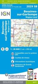 I.G.N - Carte au 1-25.000ème - Série bleue - 2029SB - Bessines-Sur-Gartempe - Magnac-Laval