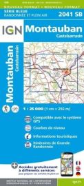 I.G.N - Carte au 1-25.000ème - Série bleue - 2041SB - Montauban - Castelsarrasin