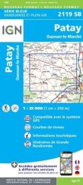 I.G.N - Carte au 1-25.000ème - Série bleue - 2119SB - Patay - Ouzouer-Le-Marché