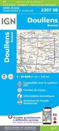 I.G.N - Carte au 1-25.000ème - Série bleue - 2307SB - Doullens - Beauval