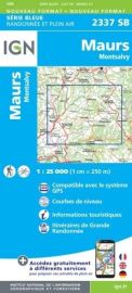 I.G.N. Carte au 1-25.000ème - Série bleue - 2337SB - Maurs- Montsalvy