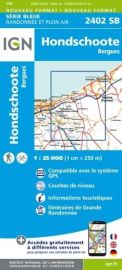 I.G.N - Carte au 1-25.000ème - Série bleue - 2402SB - Hondschoote - Bergues