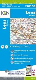 I.G.N - Carte au 1-25.000ème - Série bleue - 2405SB - Lens - Béthune