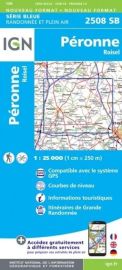 I.G.N - Carte au 1-25.000ème - Série bleue - 2508SB - Péronne - Roisel