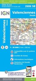 I.G.N - Carte au 1-25.000ème - Série bleue - 2606SB - Valenciennes - Denain