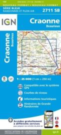 I.G.N - Carte au 1-25.000ème - Série bleue - 2711SB - Beaurieux - Craonne