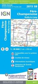 I.G.N - Carte au 1-25.000ème - Série bleue - 2815SB - Fere-Champenoise - Mailly-Le-Camp