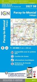 I.G.N - Carte au 1-25.000ème - Série bleue - 2827SB - Paray-Le-Monial - Palinges