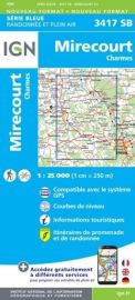 I.G.N - Carte au 1-25.000ème - 3417SB - Mirecourt - Charmes