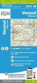 I.G.N - Carte au 1-25.000ème - Série bleue - 3421SB - Vesoul - Vellersexel