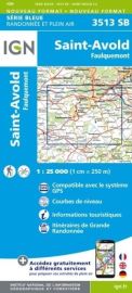 I.G.N - Carte au 1-25.000ème - Série bleue - 3513SB - Saint-Avold - Faulquemont