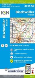 I.G.N - Carte au 1-25.000ème - Série bleue - 3815SB - Bischwiller - Brumath