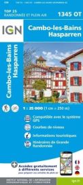 I.G.N. Carte au 1-25.000ème - TOP 25 - 1345OT - Cambo-Les-Bains - Hasparren