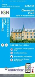 I.G.N - Carte au 1-25.000ème - TOP 25 - 2312ET - Clermont Creil - Forêt de Hez-Froidmont