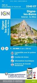 I.G.N. Carte au 1-25.000ème - TOP 25 - 3340ET - Digne-Les-Bains - Sisteron les Mées