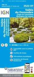 I.G.N - Carte au 1-25.000ème - TOP 25 - 3523OT - Vallée du Dessoubre - Cirque de Consolation - Montagnes du Lomont