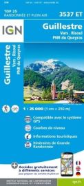 I.G.N - Carte au 1-25.000ème - TOP 25 - 3537ET - Guillestre - Vars - Risoul - PNR du Queyras
