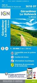 I.G.N - Carte au 1-25.000ème - TOP 25 - 3618OT - Gérardmer - Le Hohneck - La Bresse
